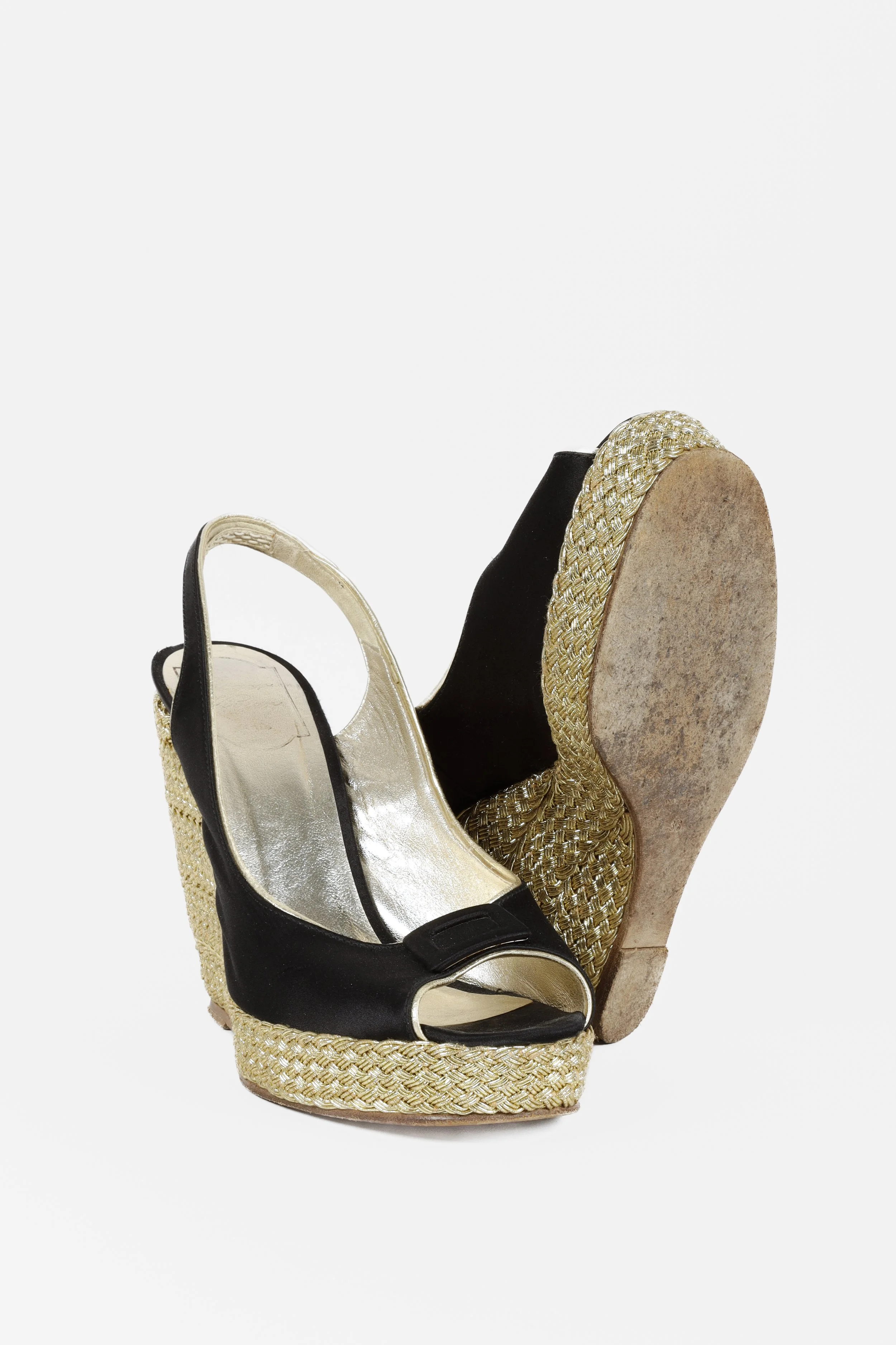 Peep toe slingback wedge 2025 sandals